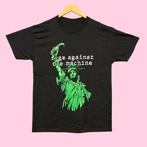 Rage Against the Machine Lady Liberty Heavy Metal Band Tee L